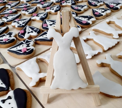 ciasteczko w kształcie sukni